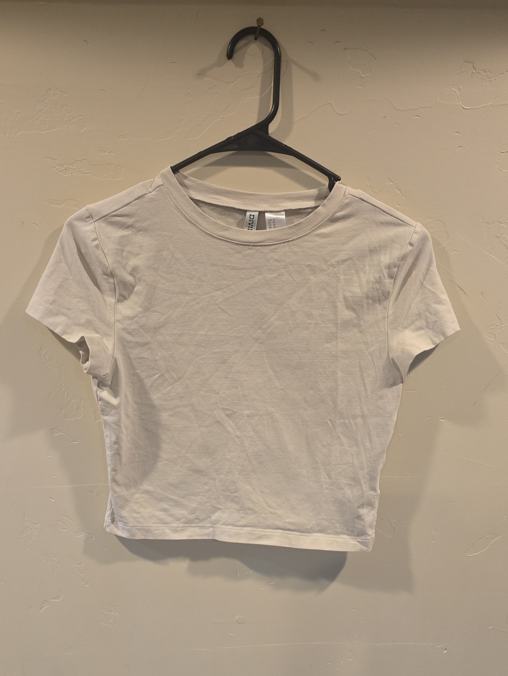 H&M Off White Women's Crop Tee